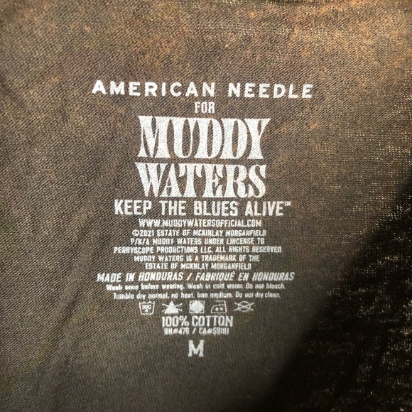 Urban Outfitters The Muddy Waters Blues Band Graphic Tee Black Graphic Shirt NEW - Picture 9 of 9